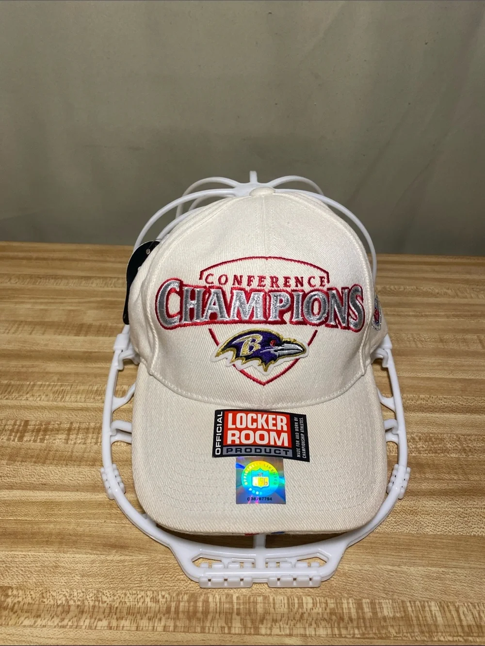 Vtg Baltimore Ravens SPL 28 2000 Season Conference Champions Super Bowl Hat O/S